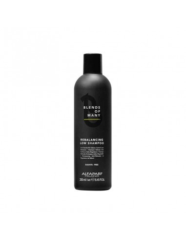 Shampoo delicato antiforfora uomo Alfaparf Milano Blends of Many Rebalancing Low Shampoo 250 ml.