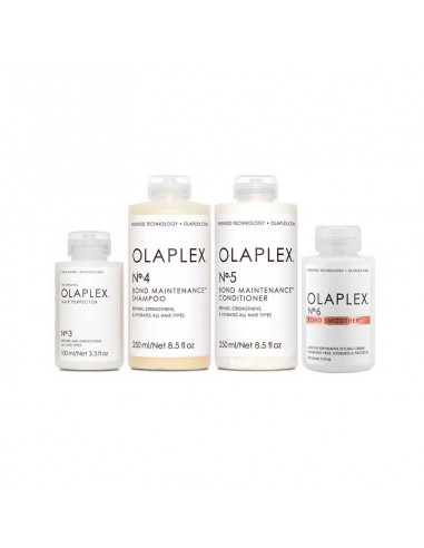 Kit Olaplex Trattamento Pre-Shampoo N°3 + Shampoo N°4 + Conditioner N°5 + Crema styling N°6