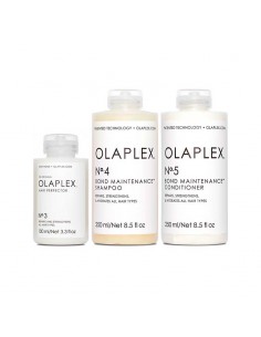 Kit Olaplex Trattamento Pre-Shampoo N°3 100 ml + Shmapoo N°4 250 ml + Conditioner N°5 250 ml