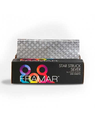 Framar Star Struck Silver 8x11 Pop Up Foil 200 fogli